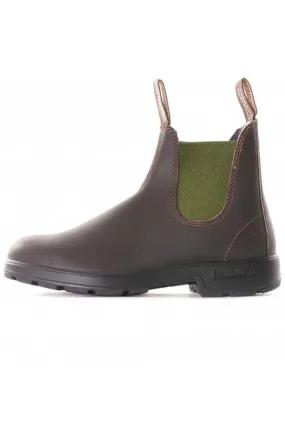 519 Stout Brown and Olive Leather Boot