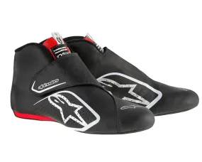 ALPINESTARS SUPERMONO SHOE BLACK RED SZ 6
