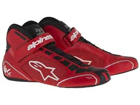 ALPINESTARS TECH 1-KX SHOES RED/BLK/WHITE SZ 5