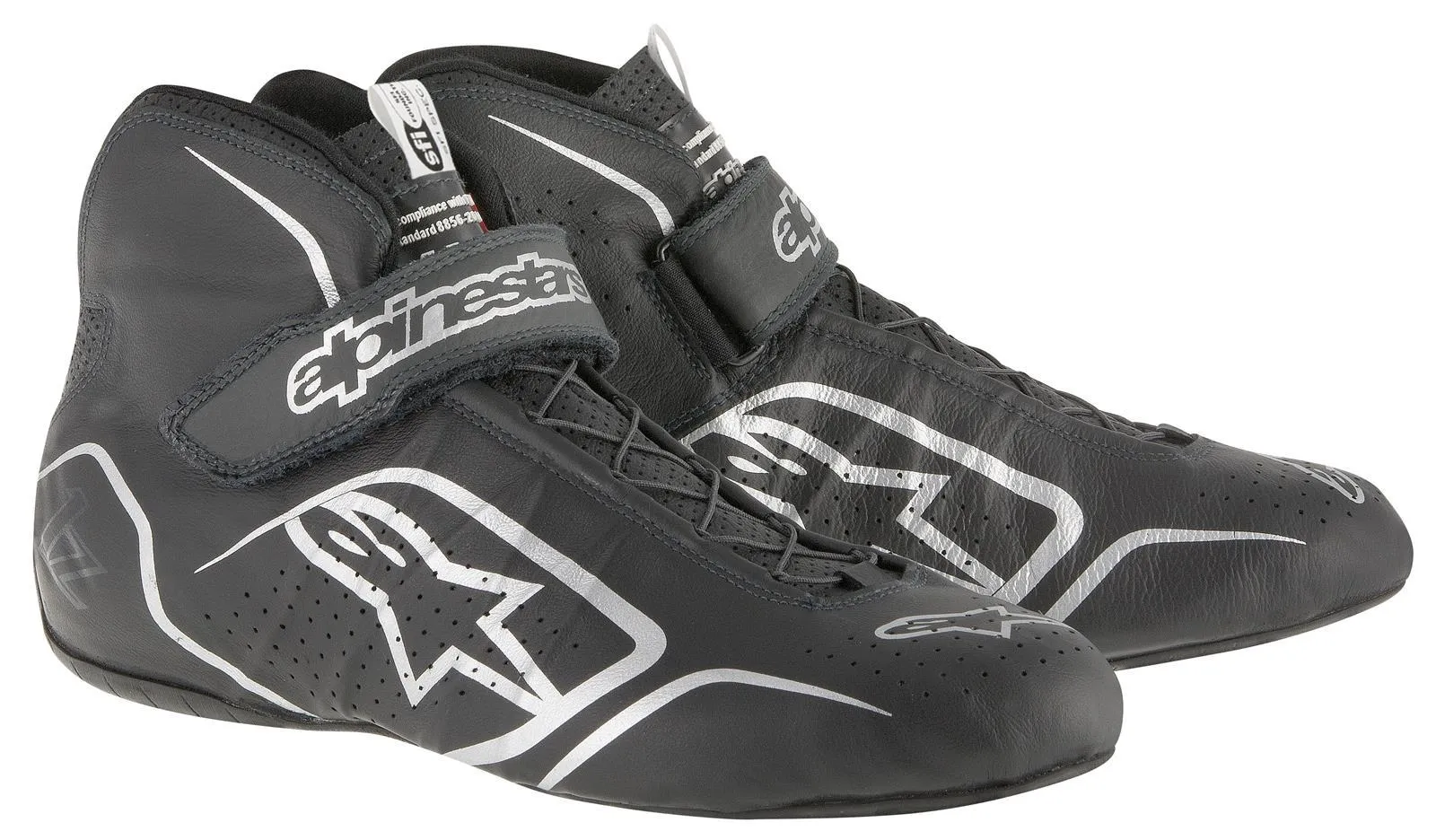 ALPINESTARS TECH 1-Z SHOE BLACK ANTHRACITE SZ 10