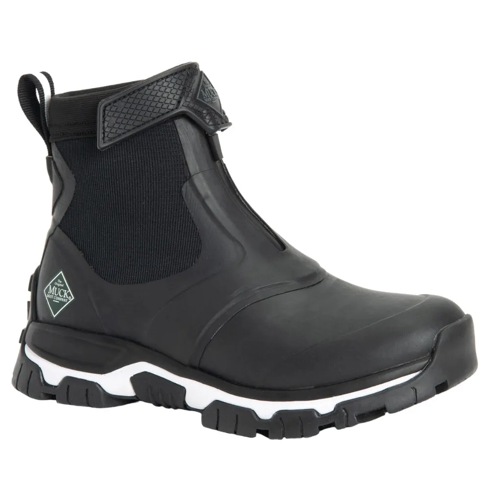 Apex Mid Zip Round Toe Pull On Boots