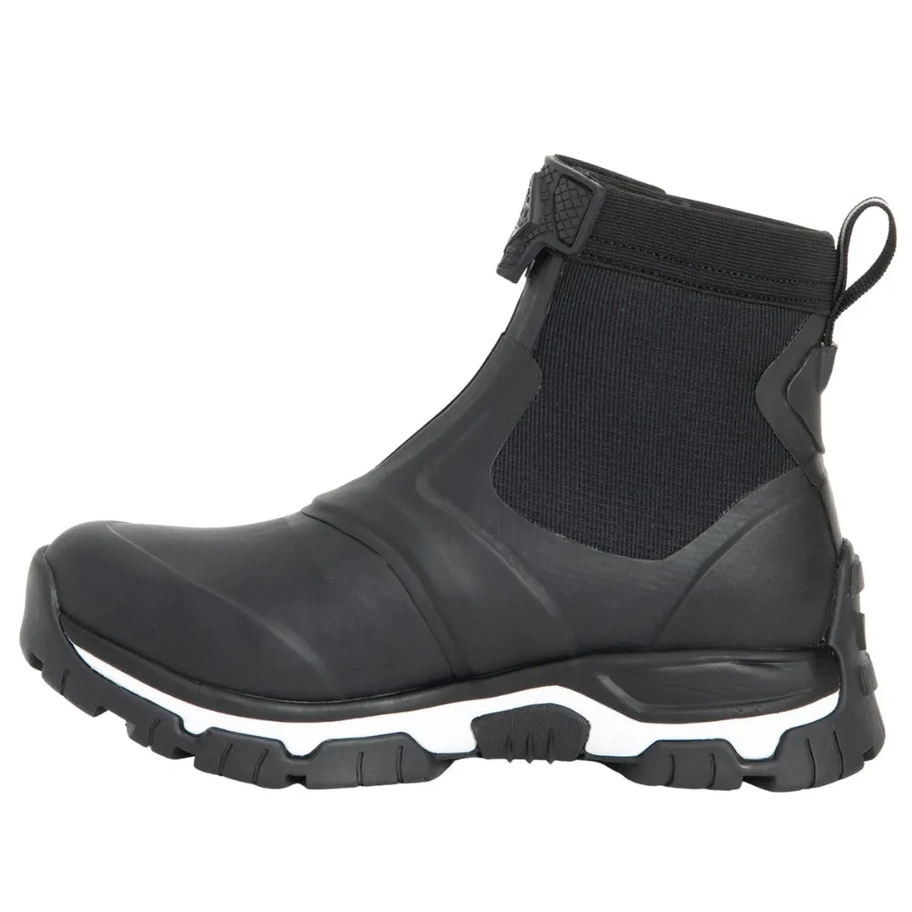 Apex Mid Zip Round Toe Pull On Boots