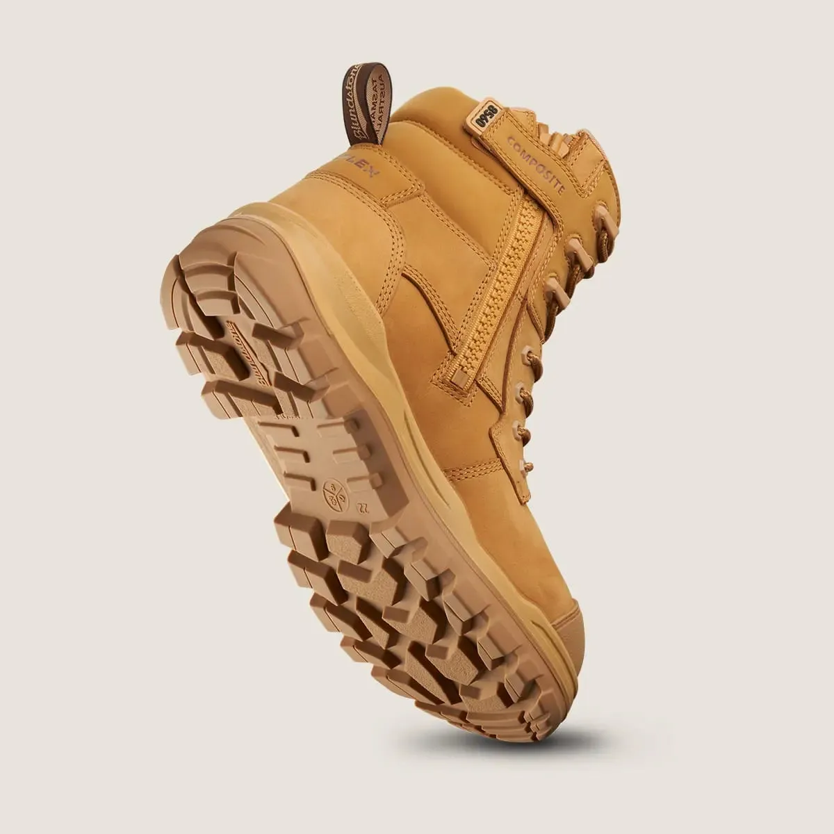BLUNDSTONE UNISEX ROTOFLEX COMPOSITE SAFETY BOOTS 8560 - WHEAT