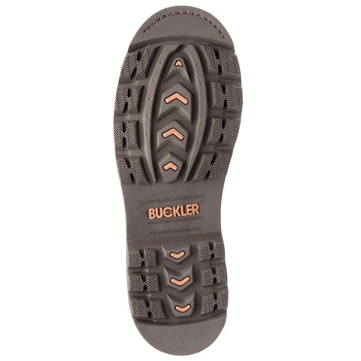 Buckbootz B1150 Brown Chocolate Oil Buckflex Safety Dealer Boot
