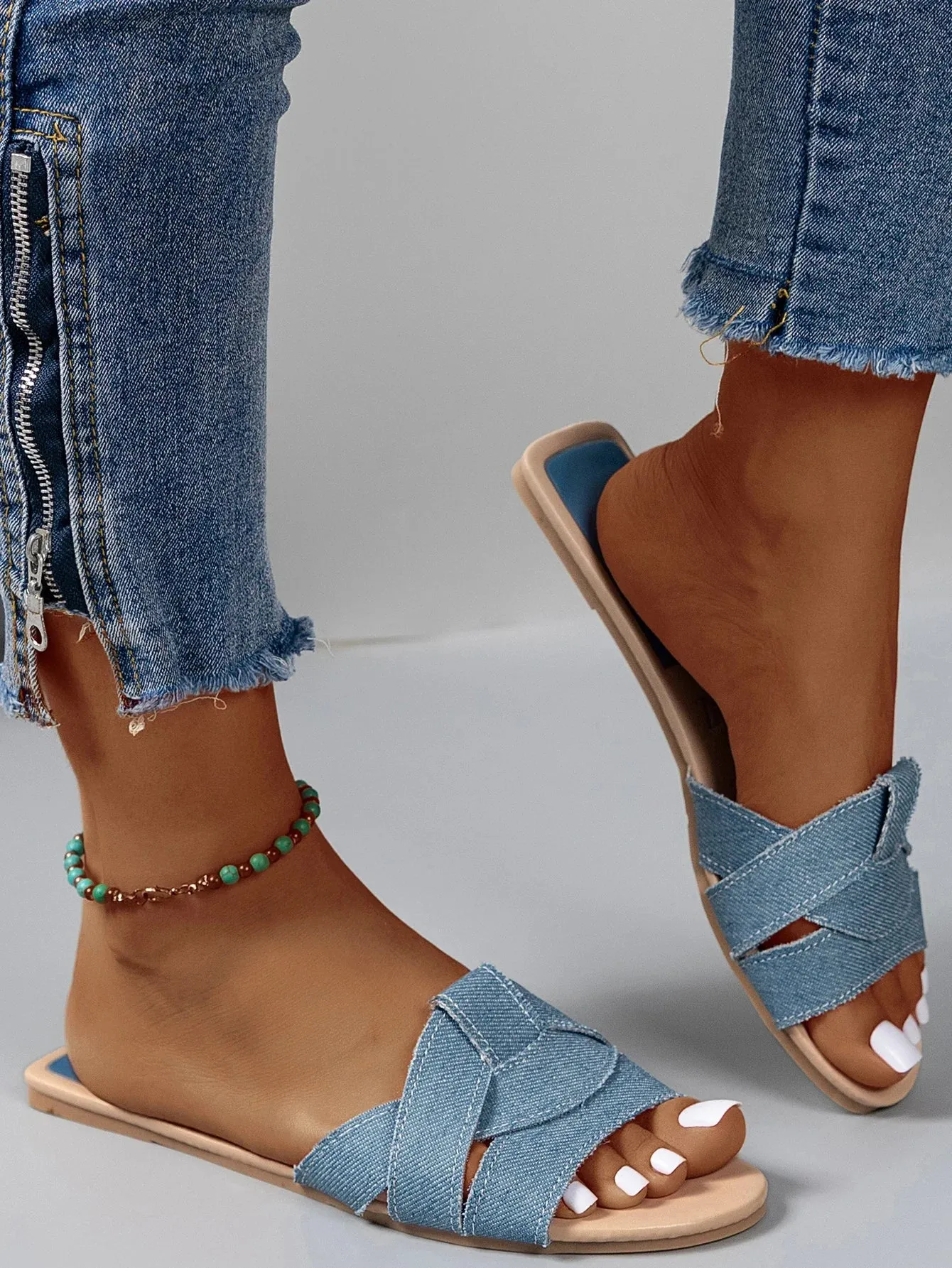 Camilla Prism Weave Slides