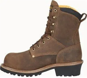 Carolina Men's Poplar 8" Soft Toe Waterproof Work Boot - Brown - CA9052