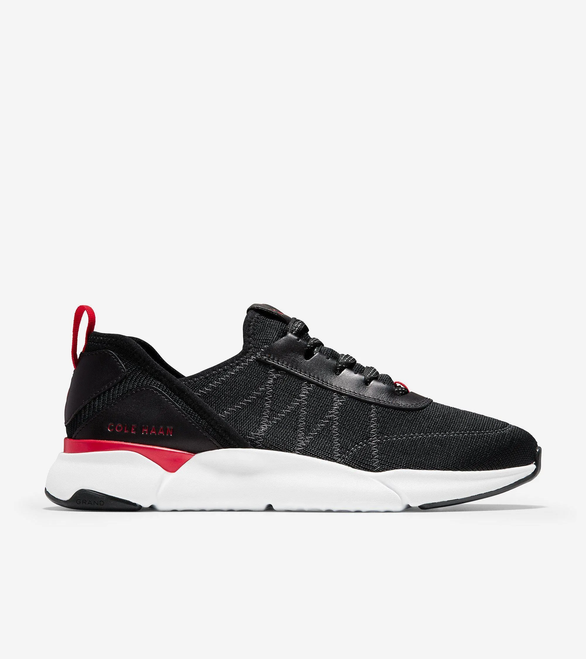 Cole Haan Men's Grandsport Trainer in Black Knit-Nimbus