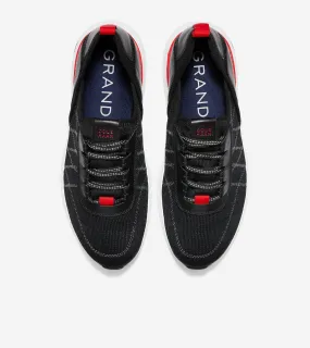 Cole Haan Men's Grandsport Trainer in Black Knit-Nimbus