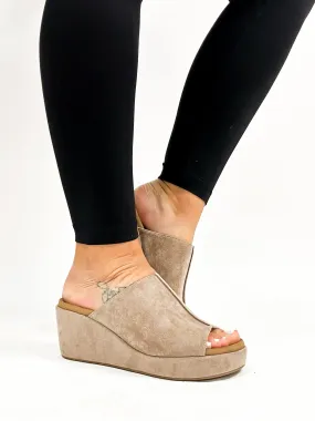 Corky's Light Grey Faux Suede Here For It Shoes - FINAL SALE