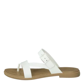 Crocs Tulum Toe Post Sandal W Oyster/tan
