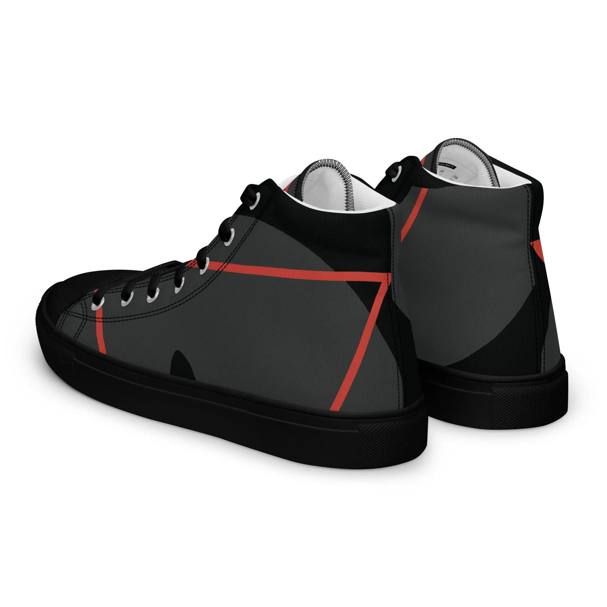 DREAM CHASER Women's High Top Canvas Shoes