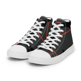 DREAM CHASER Women's High Top Canvas Shoes