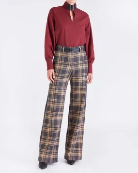 Edie WIDE LEG TROUSERS - BEIGE