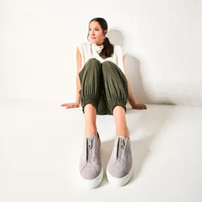 Estella - Pale Grey Suede