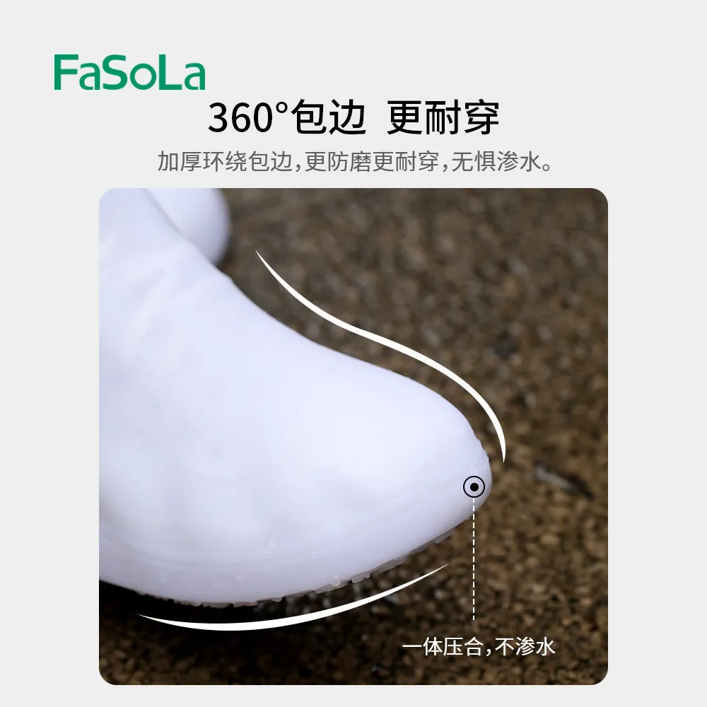 FaSoLa Waterproof Shoe Covers - Brown, Size 40-42