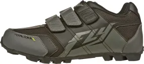 FLY RACING TALON II SHOES BLACK/GREY SZ 6 362-58006