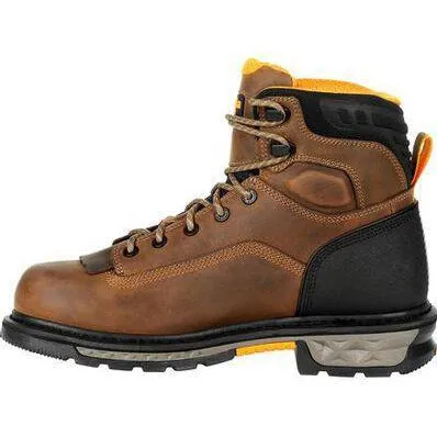 Georgia Men's LTX 6" Comp Toe Waterproof Carbo-Tec Work Boot- Brown - GB00391