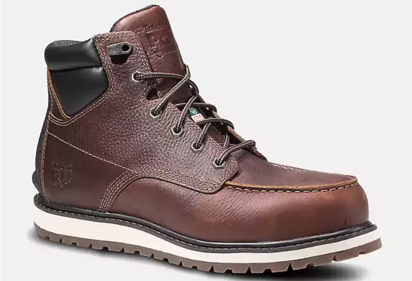IRVINE WEDGE BROWN BOOT SZ 8 CSA