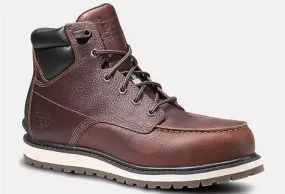 IRVINE WEDGE BROWN BOOT SZ 8 CSA