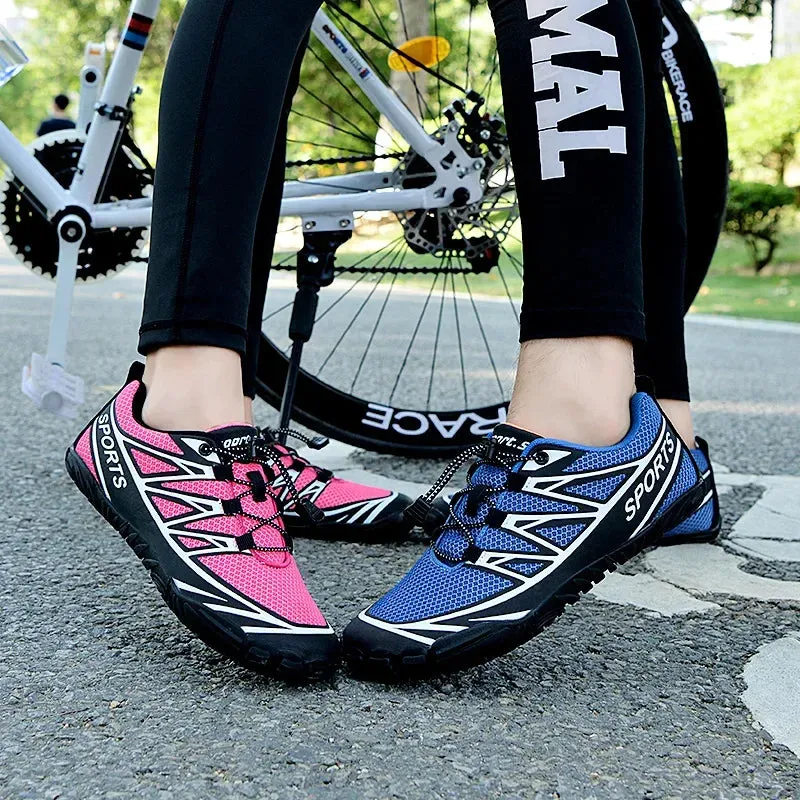 JIEMIAO MTB Cycling Shoes, Outdoor Racing Sport Bicycle Sneakers