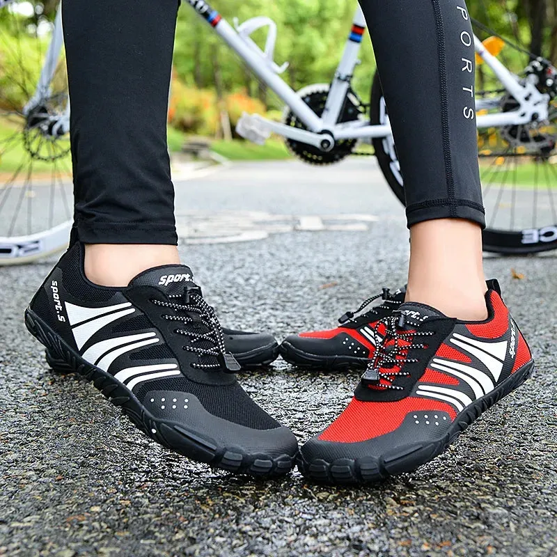 JIEMIAO MTB Cycling Shoes, Outdoor Racing Sport Bicycle Sneakers