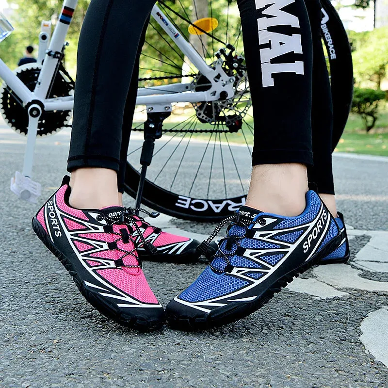 JIEMIAO MTB Cycling Shoes, Outdoor Racing Sport Bicycle Sneakers