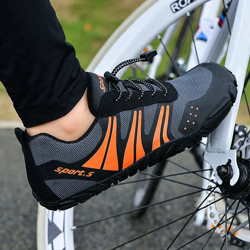 JIEMIAO MTB Cycling Shoes, Outdoor Racing Sport Bicycle Sneakers