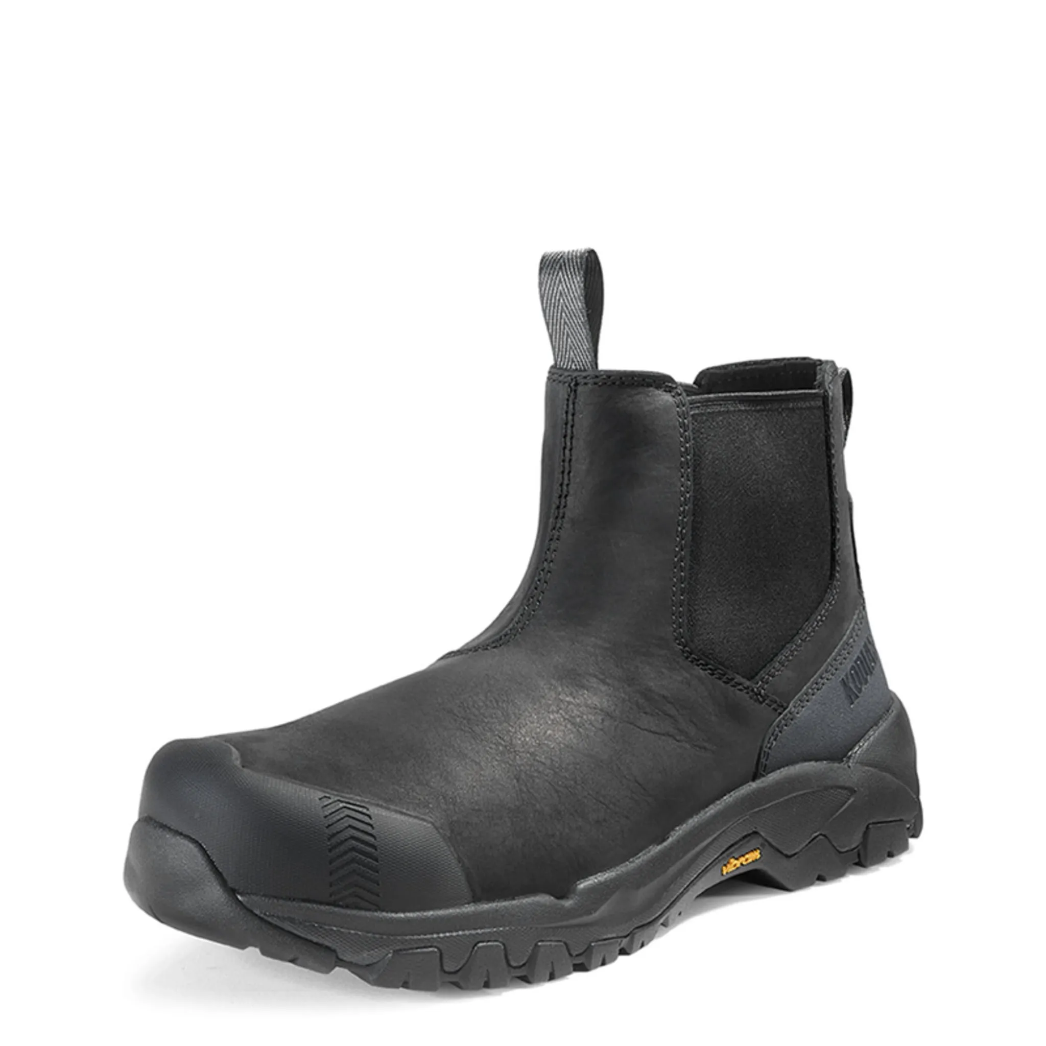 Kodiak Men's Quest Bound Chelsea Safety Work Boots – Waterproof Leather, Composite Toe & Plate, Vibram Outsole, Comfortzone Footbed | Sizes 7-15