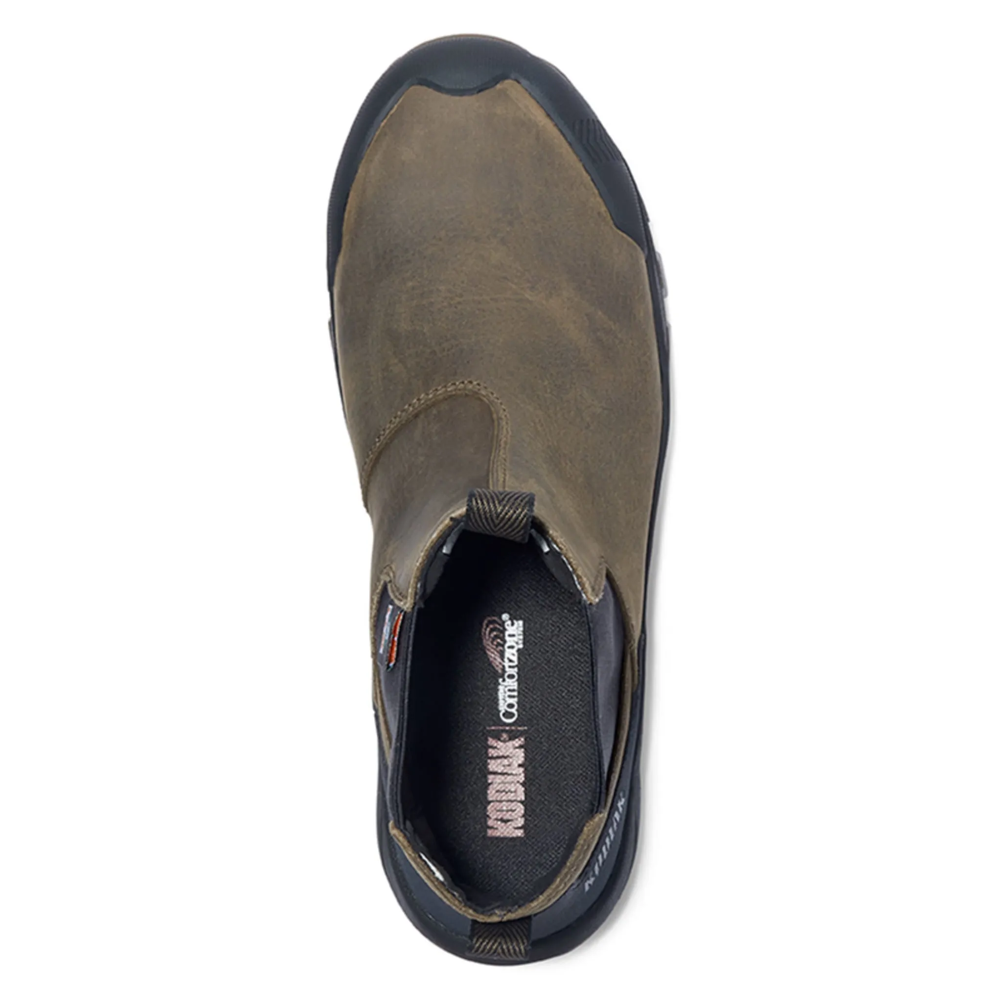 Kodiak Men's Quest Bound Chelsea Safety Work Boots – Waterproof Leather, Composite Toe & Plate, Vibram Outsole, Comfortzone Footbed | Sizes 7-15
