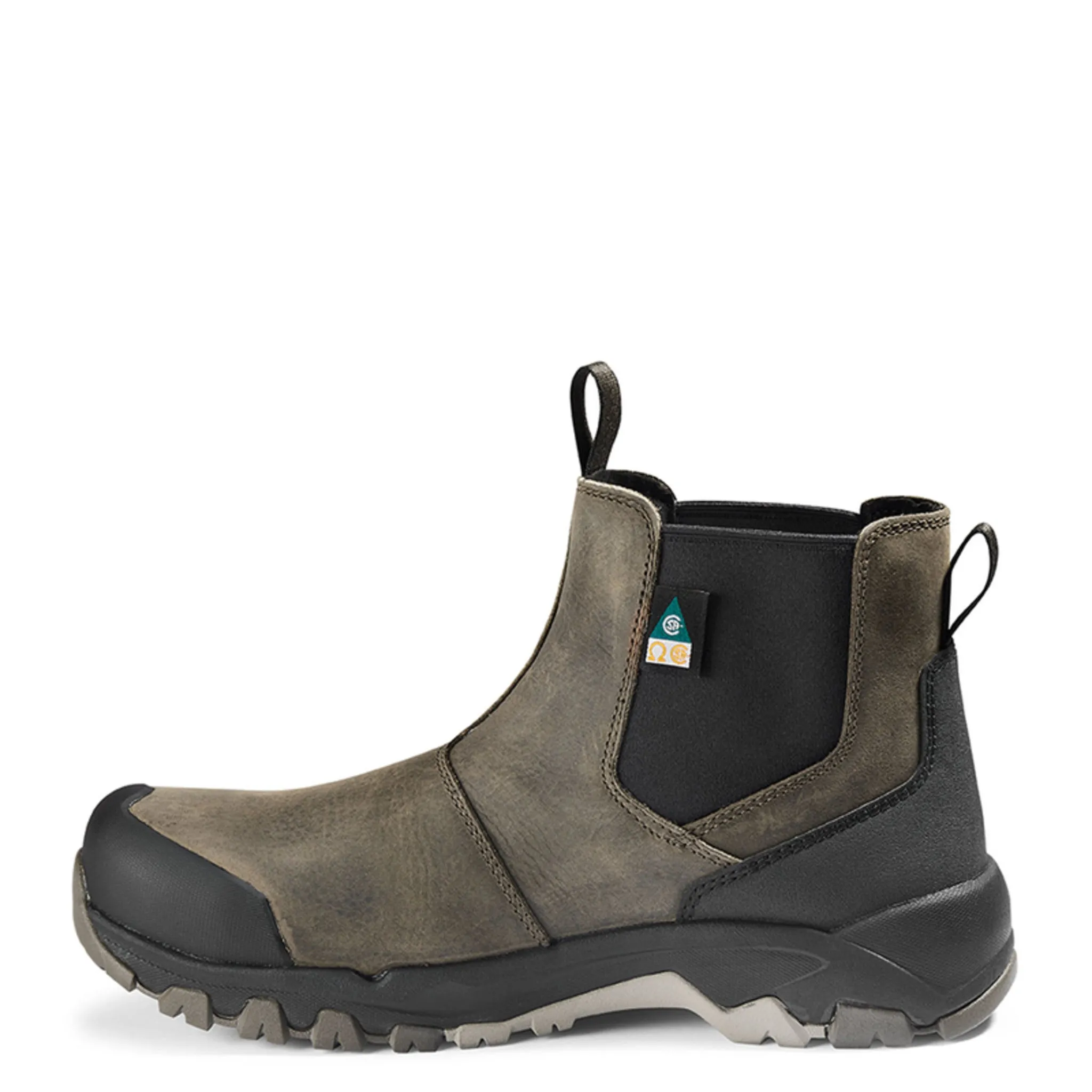 Kodiak Men's Quest Bound Chelsea Safety Work Boots – Waterproof Leather, Composite Toe & Plate, Vibram Outsole, Comfortzone Footbed | Sizes 7-15