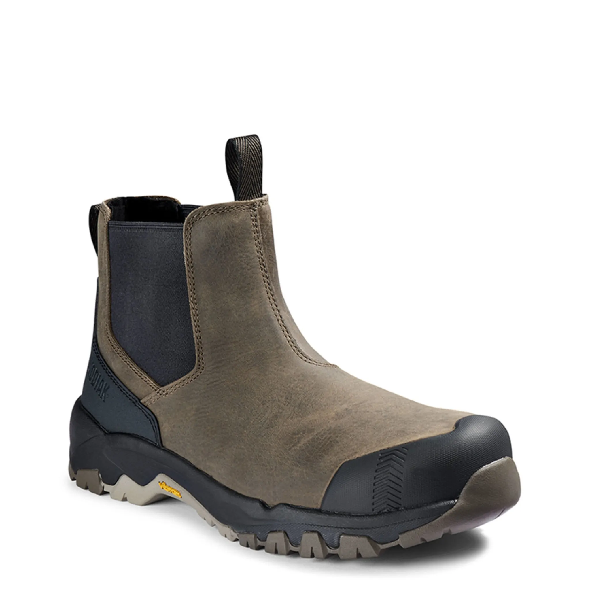 Kodiak Men's Quest Bound Chelsea Safety Work Boots – Waterproof Leather, Composite Toe & Plate, Vibram Outsole, Comfortzone Footbed | Sizes 7-15