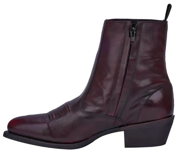 Laredo Black Cherry Zipper Western Boot