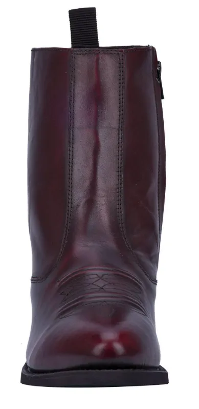 Laredo Black Cherry Zipper Western Boot