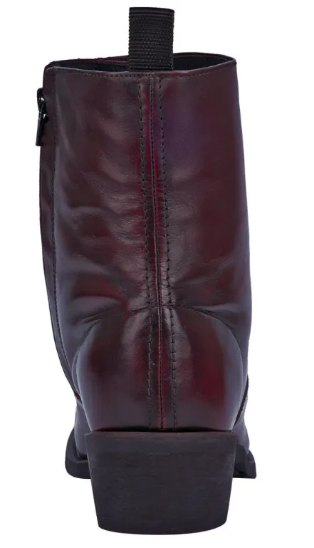 Laredo Black Cherry Zipper Western Boot