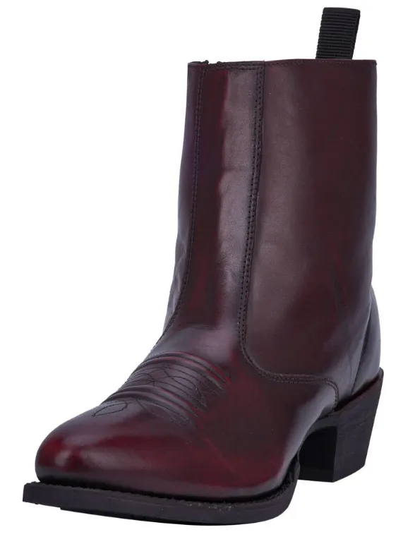 Laredo Black Cherry Zipper Western Boot