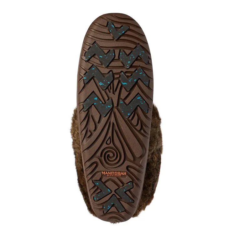 MANITOBAH MUKLUKS WOMEN'S WATERPROOF HALF SUEDE MUKLUK BOOT - OAK