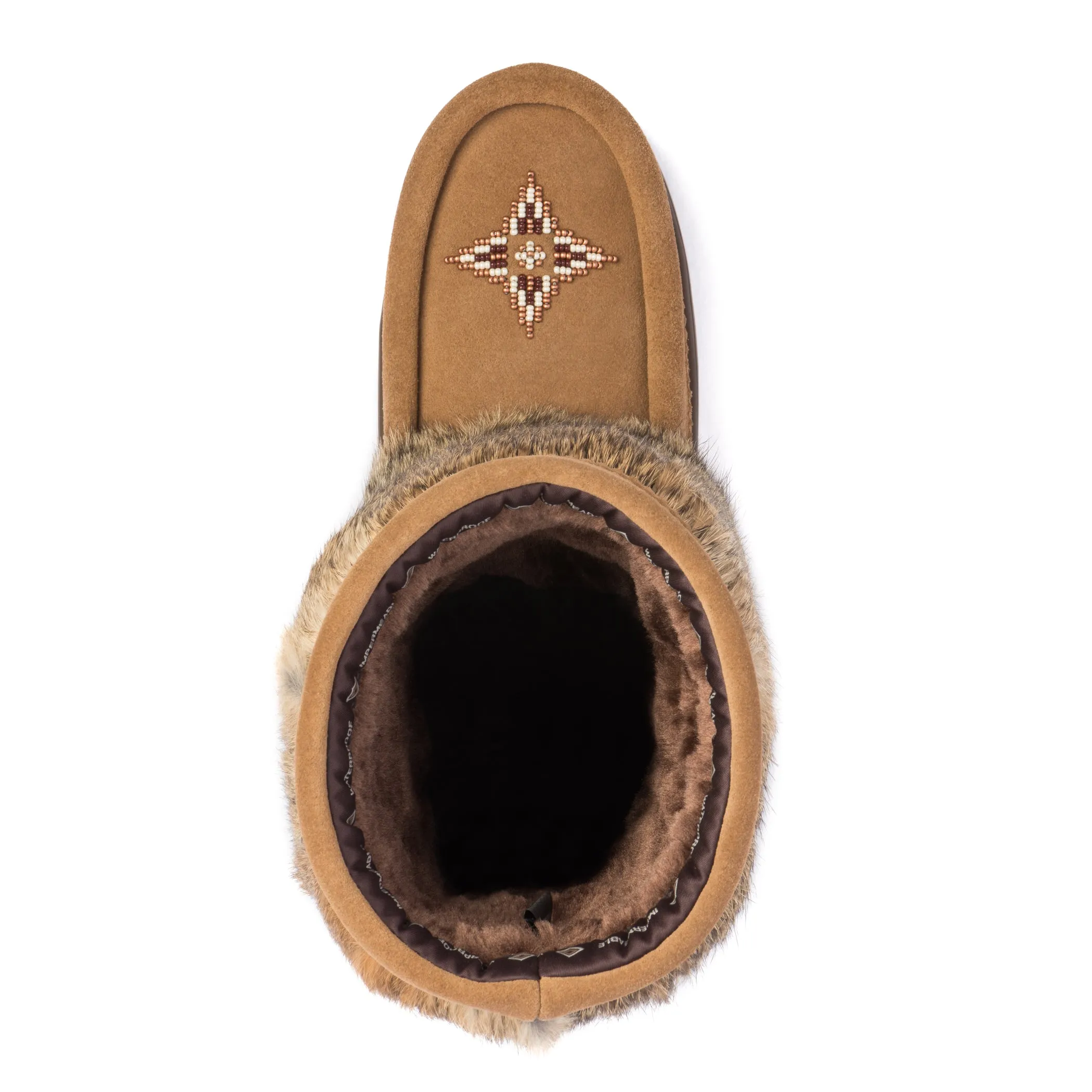 MANITOBAH MUKLUKS WOMEN'S WATERPROOF HALF SUEDE MUKLUK BOOT - OAK