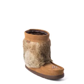 MANITOBAH MUKLUKS WOMEN'S WATERPROOF HALF SUEDE MUKLUK BOOT - OAK