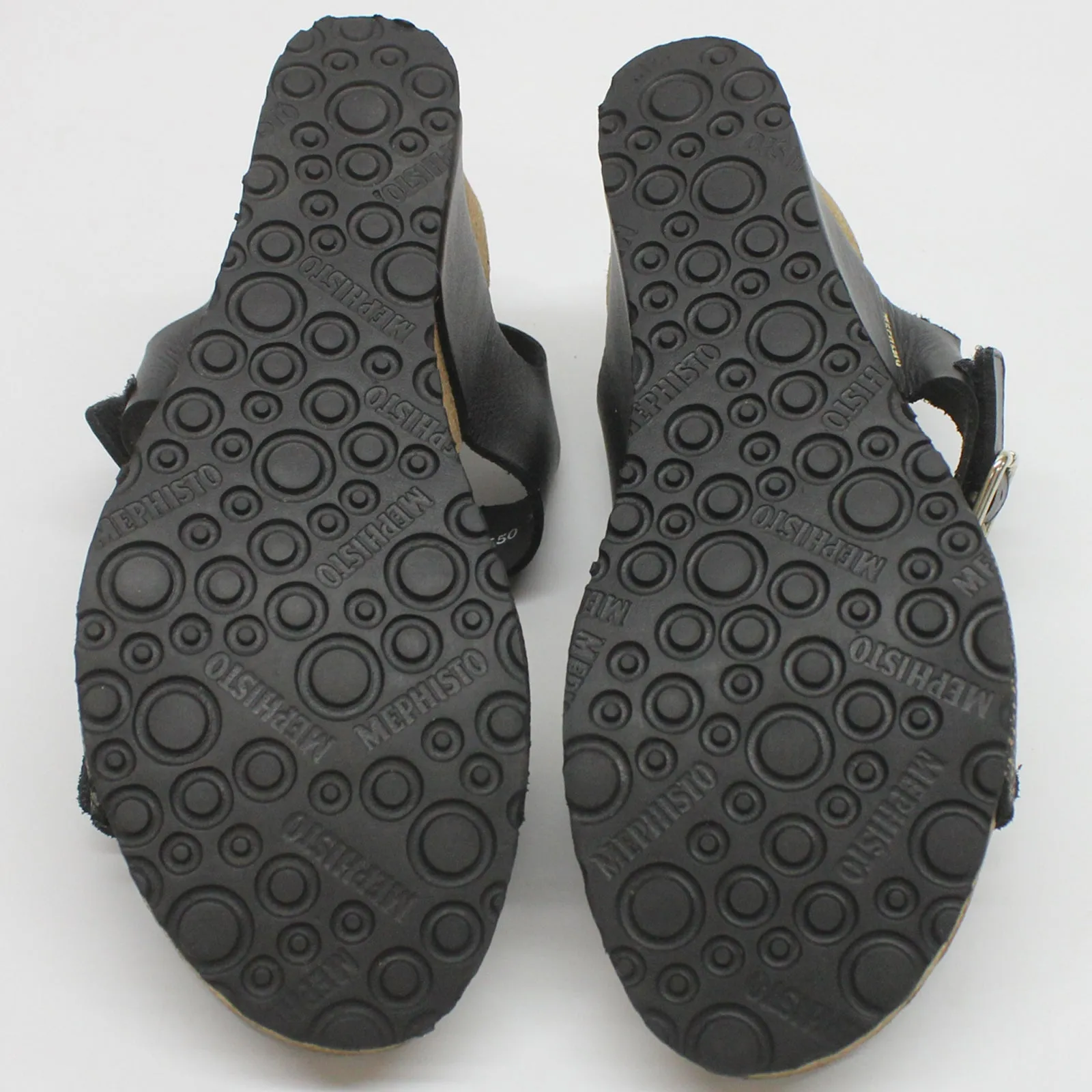Mephisto Lissandra Smooth Printed Leather Women's Hook and Loop Sandals - UK 6.5 - US 9 Women - EU 39