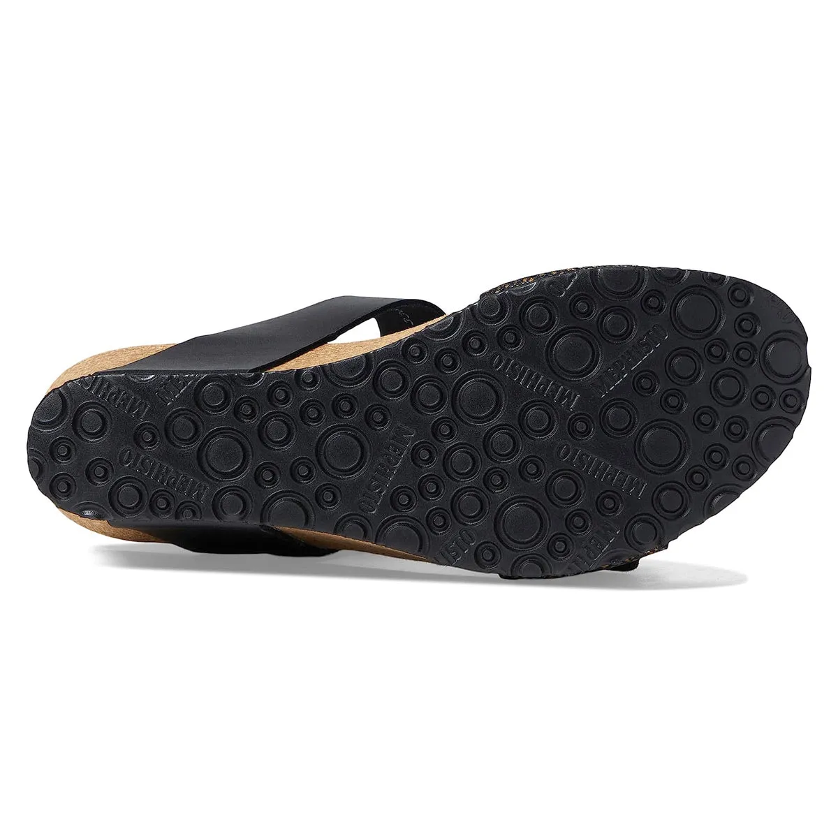 Mephisto Lissandra Smooth Printed Leather Women's Hook and Loop Sandals - UK 6.5 - US 9 Women - EU 39