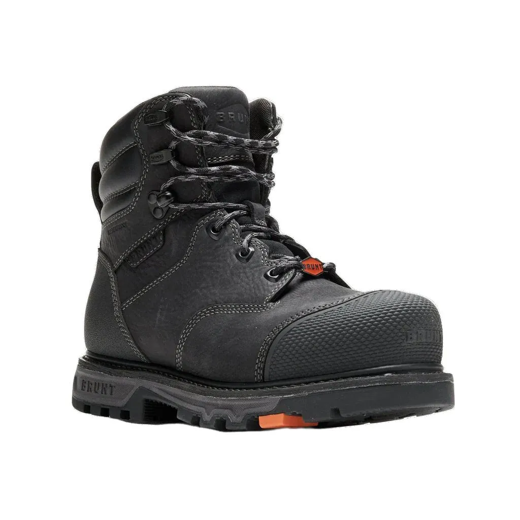 Mulder 6” Welt BRUNT Toe (Comp Toe), Black