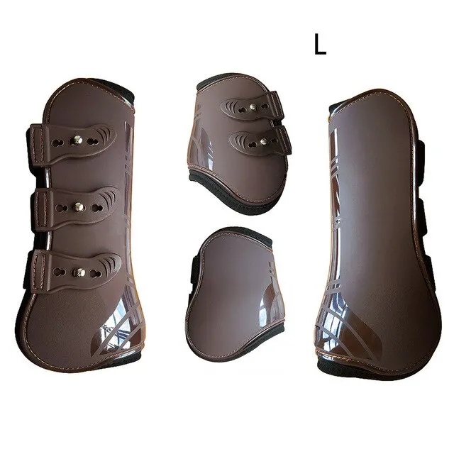 Neoprene Adjustable Horse Boots - Front and Rear