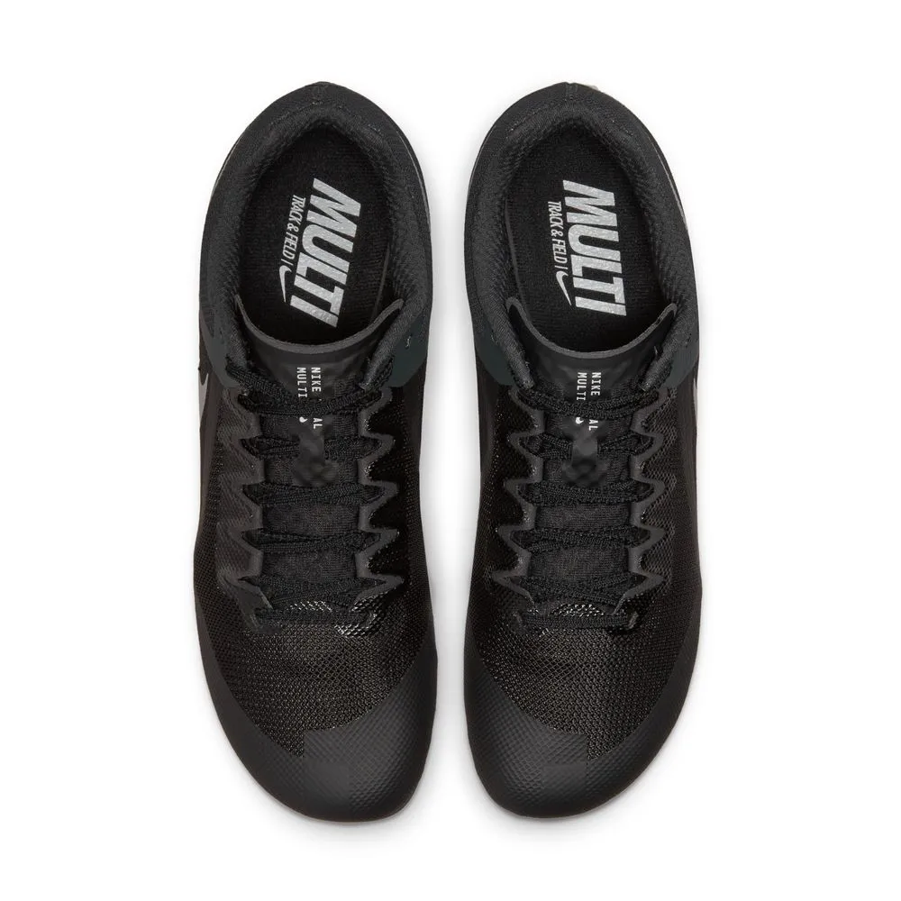 Nike Zoom Rival Multi-Event Running Spikes Black / Metallic Silver