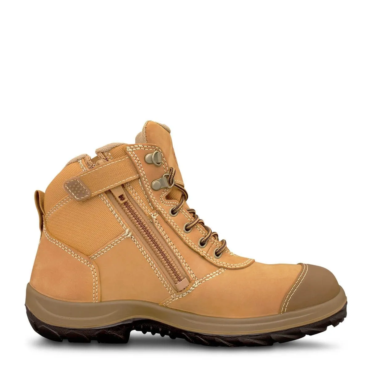 OLIVER WHEAT ZIP SIDED ANKLE BOOT    34662