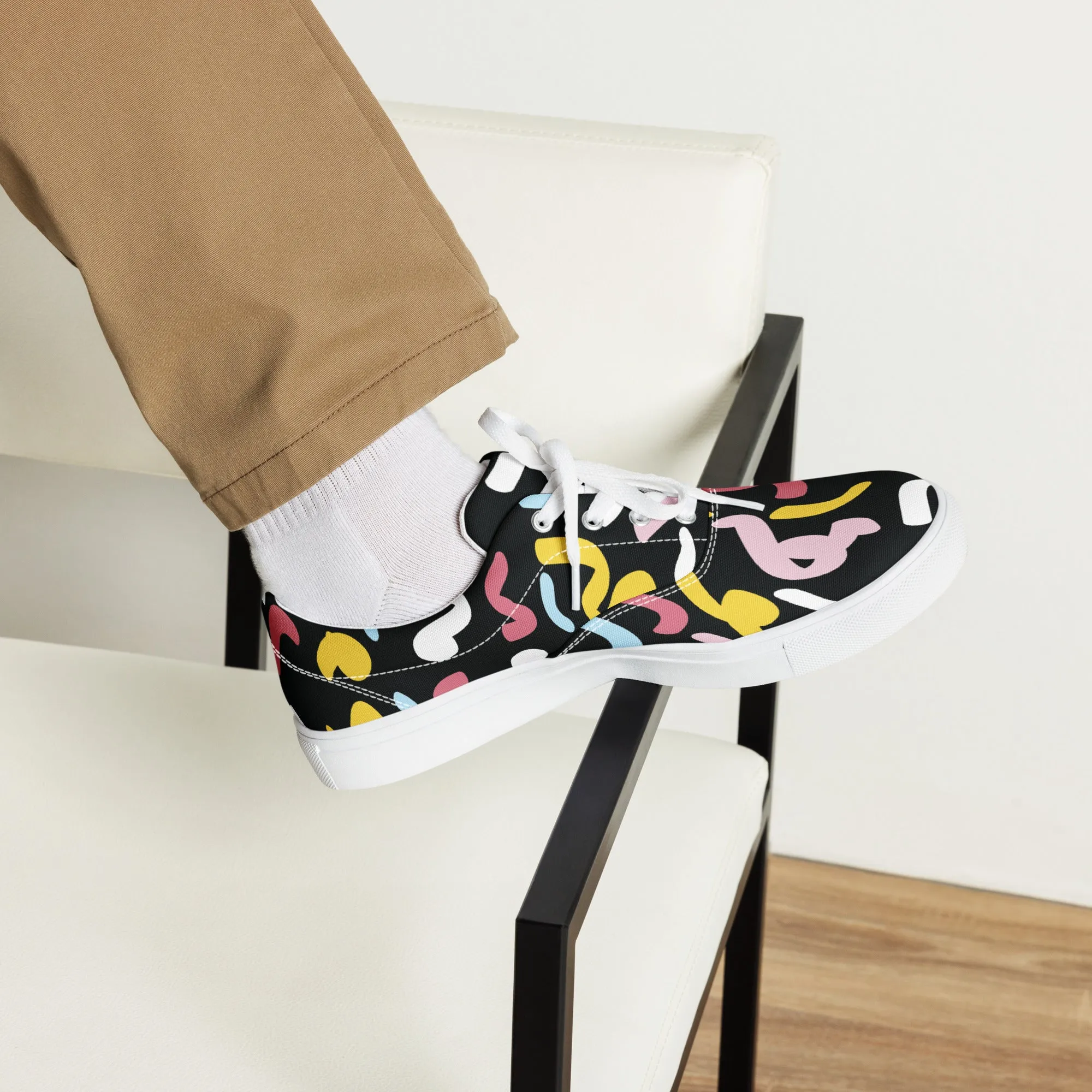 QUANTUM Men’s Lace-Up Canvas Shoes