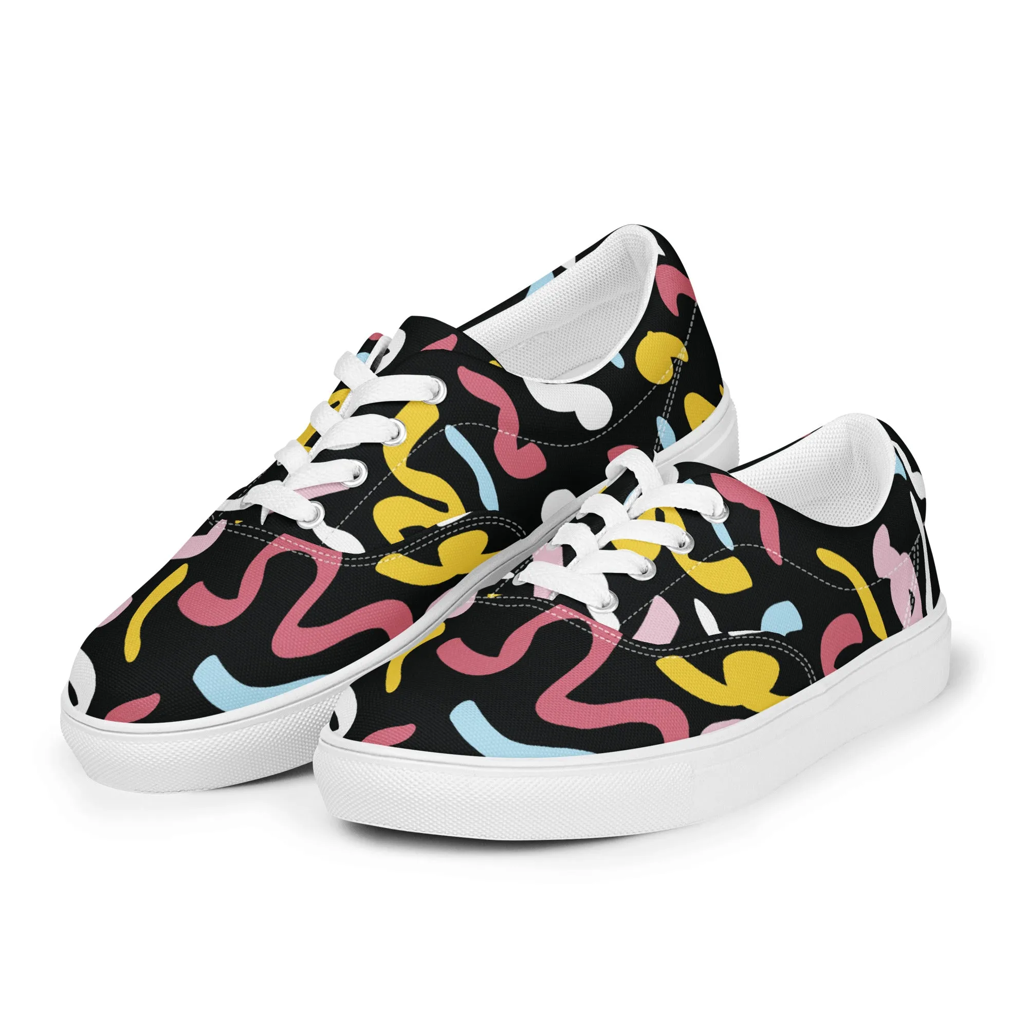 QUANTUM Men’s Lace-Up Canvas Shoes