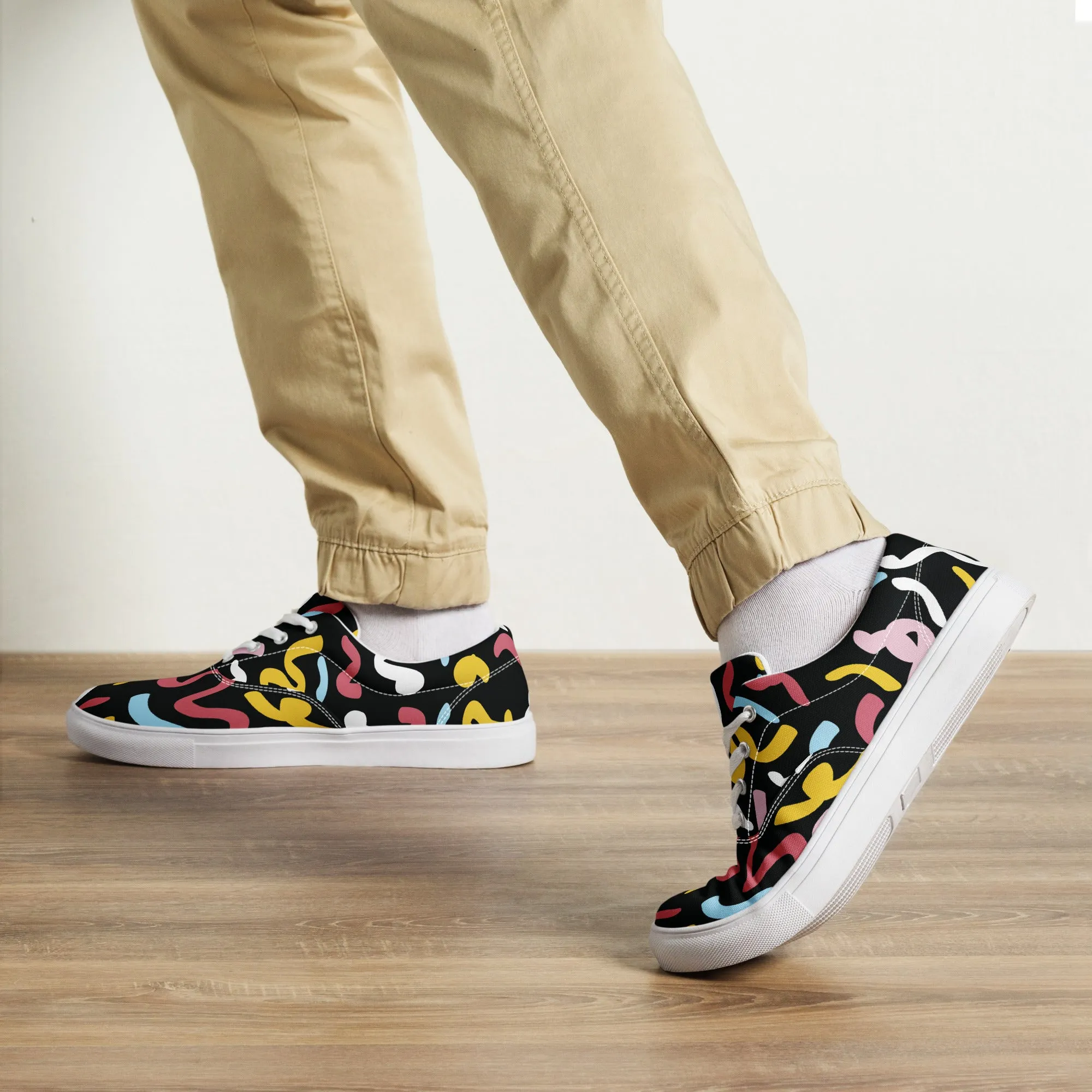 QUANTUM Men’s Lace-Up Canvas Shoes