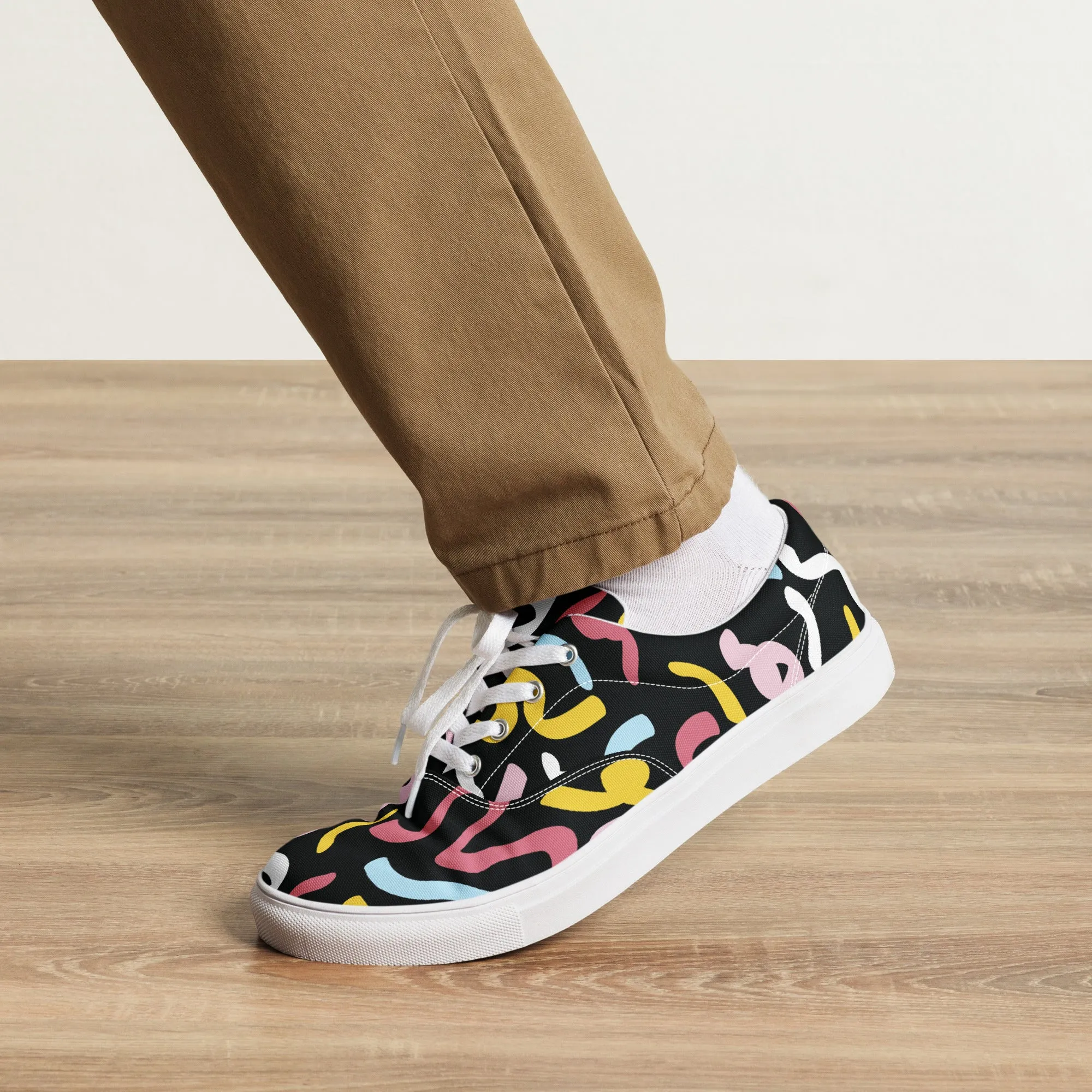 QUANTUM Men’s Lace-Up Canvas Shoes