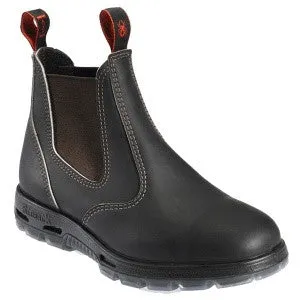 Redback Elastic Sided Bobcat Claret Oil Kip Steel Toe Cap Safety Boot (USBOK)