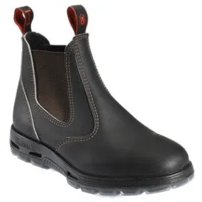 Redback Elastic Sided Bobcat Claret Oil Kip Steel Toe Cap Safety Boot (USBOK)